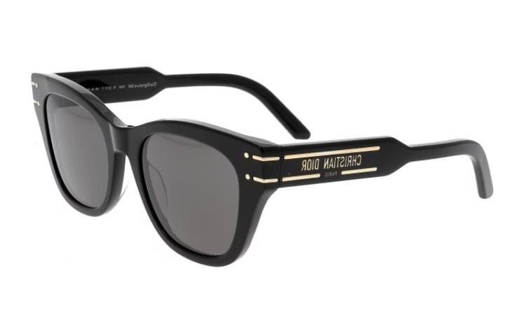 DIOR Мужские солнцезащитные очки Cat Eye черные, Black — фото 3