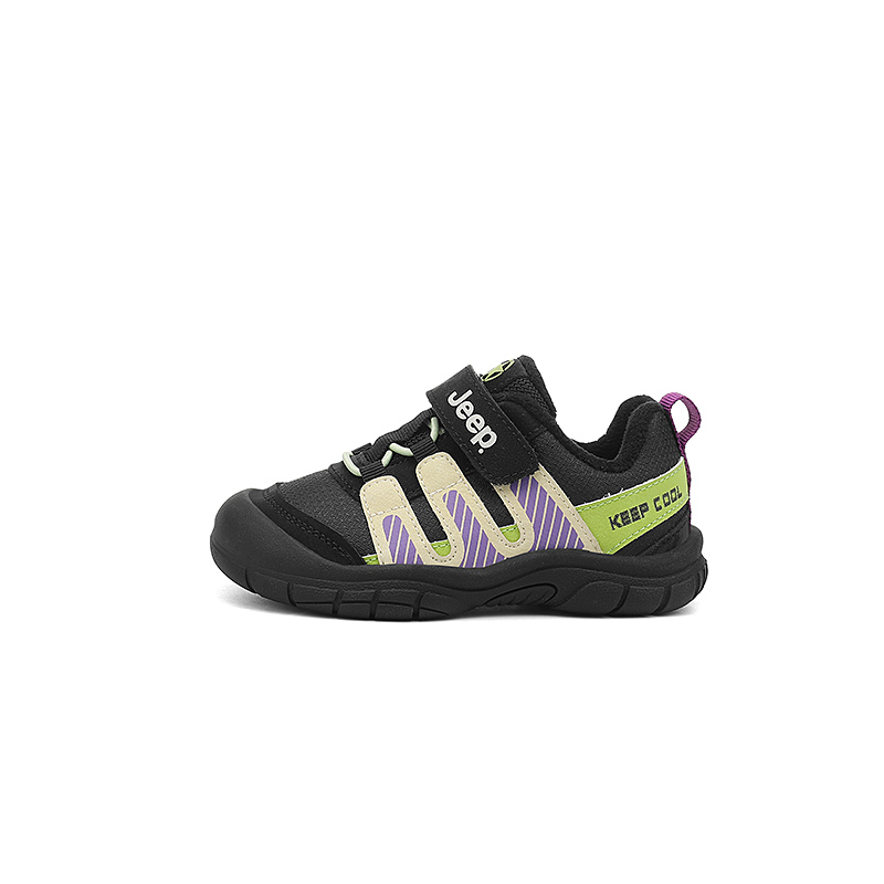 

Детские повседневные кроссовки Obsidian Black/Imperial Purple для детей 3-7 лет Jeep