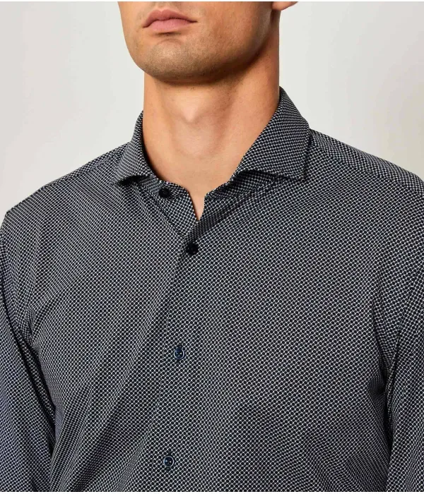 Футболка P-HANK-spread-C1-222 slim fit Boss, темно-синий — фото 4