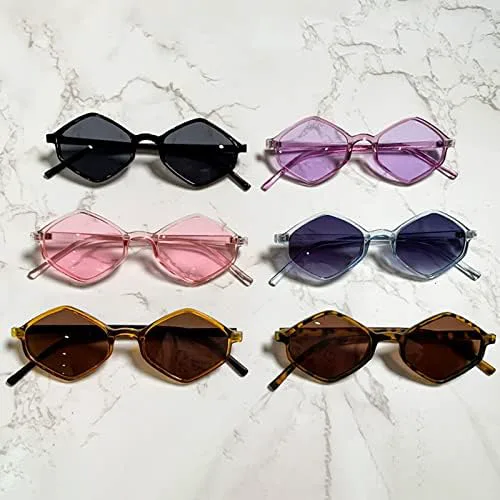 

Солнцезащитные очки Polygon для женщин, ретро, ​​голубые и розовые оттенки, защита от ультрафиолета UV400, солнцезащитные очки для мужчин MTZJH, Blue Blue Gradient