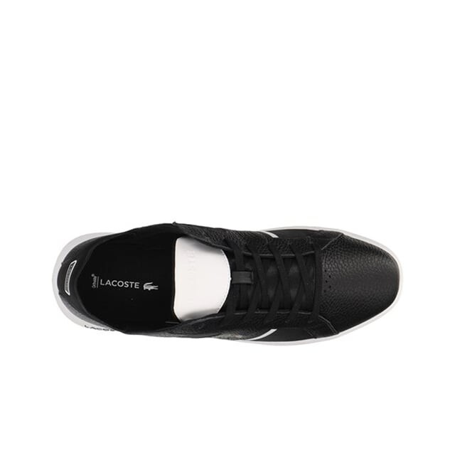 Novas 120 1 sma мужские мужские/белые кроссовки Lacoste, черный — фото 3