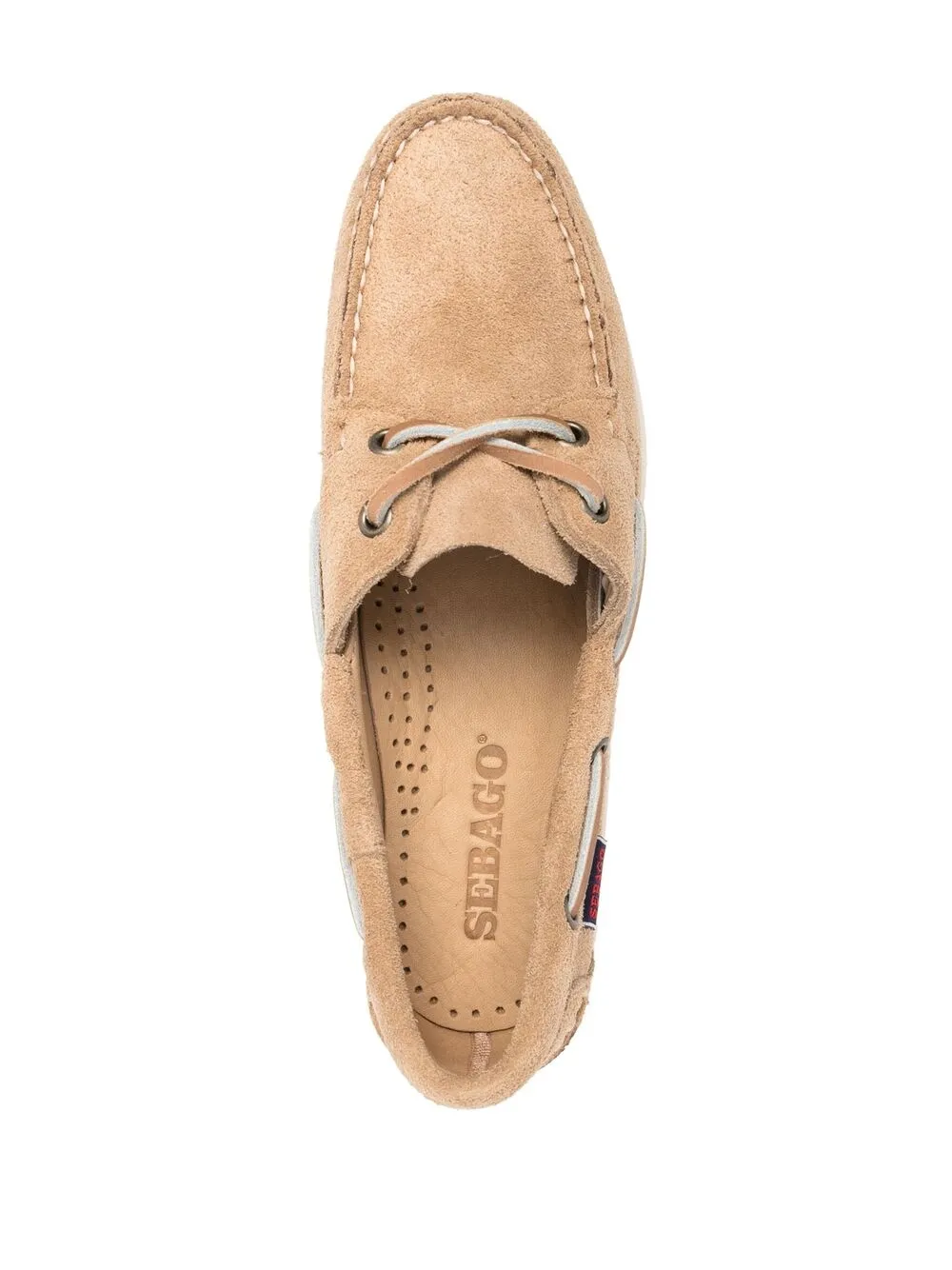Топсайдеры на контрастной подошве Sebago, нейтральный — фото 4