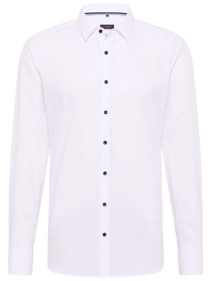 

Рубашка Slim Fit белого цвета Eterna
