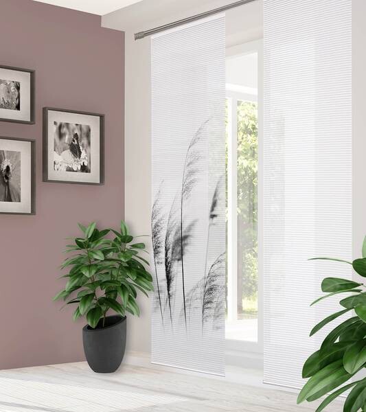 

Раздвижная штора twentyfour Pamilo, 60x255x0,5 см, серый
