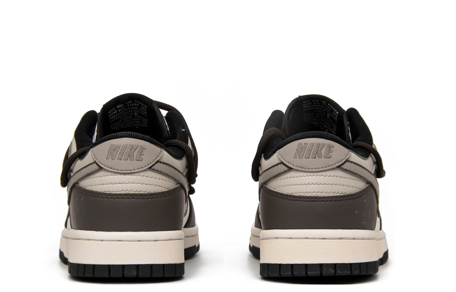 

Кроссовки Nike Dunk Skateboarding Shoes Unisex Low-top Brown, коричневый