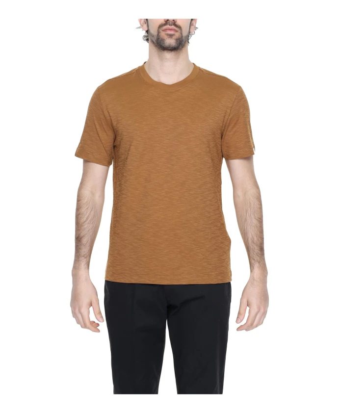 

Коричневая хлопковая футболка с коротким рукавом Liu Jo, коричневый