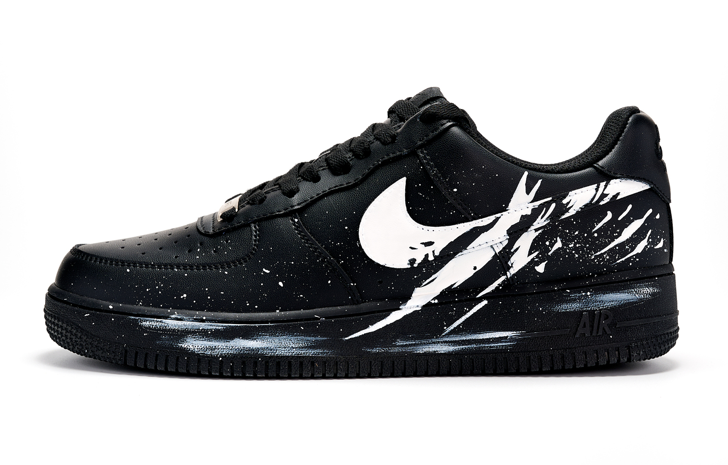 

Air Force 1 Warrior Shadow Blade устойчивые к истиранию низкие скейтборд-кроссовки унисекс Nike, черный