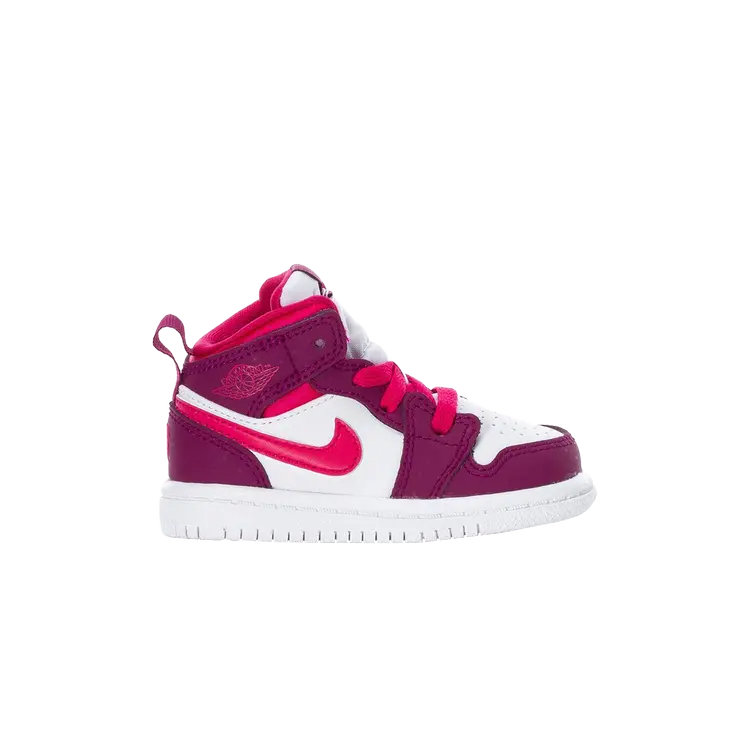 

Кроссовки Air Jordan 1 Mid TD 'True Berry Rush Pink', фиолетовый