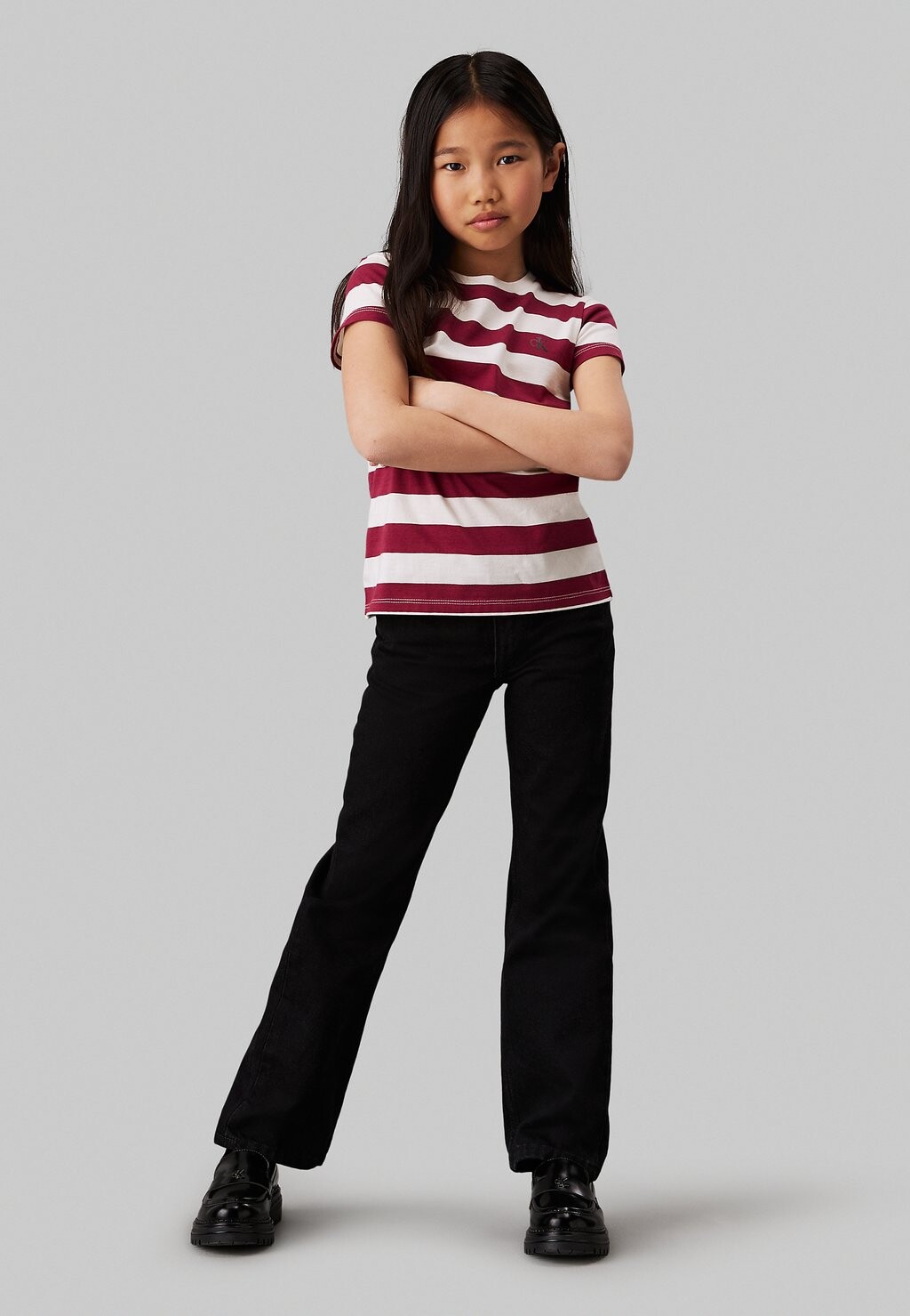 

Футболка с принтом 2 PACK STRIPE Calvin Klein Jeans, белый