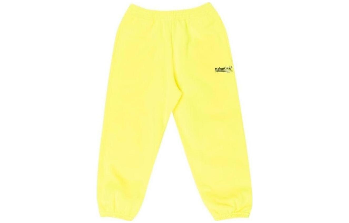 

Детские спортивные штаны Balenciaga, желтый