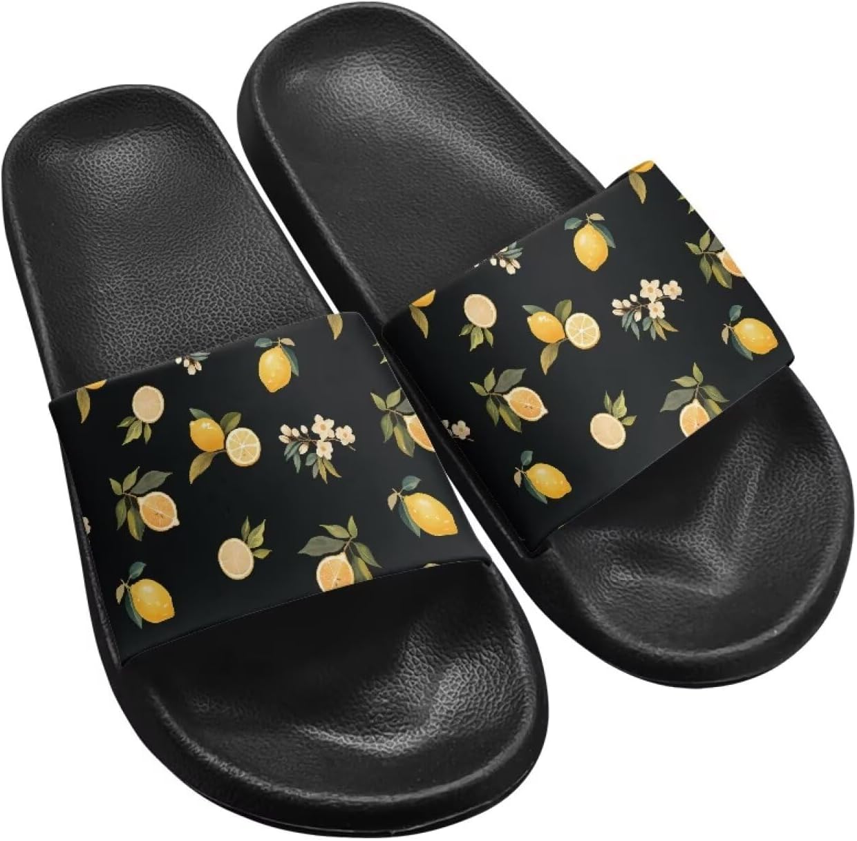 

Сандалии-шлепанцы Jrysaedy для женщин и мужчин, ультракомфортные, восстанавливающие форму, мягкие летние пляжные тапочки, Lemons
