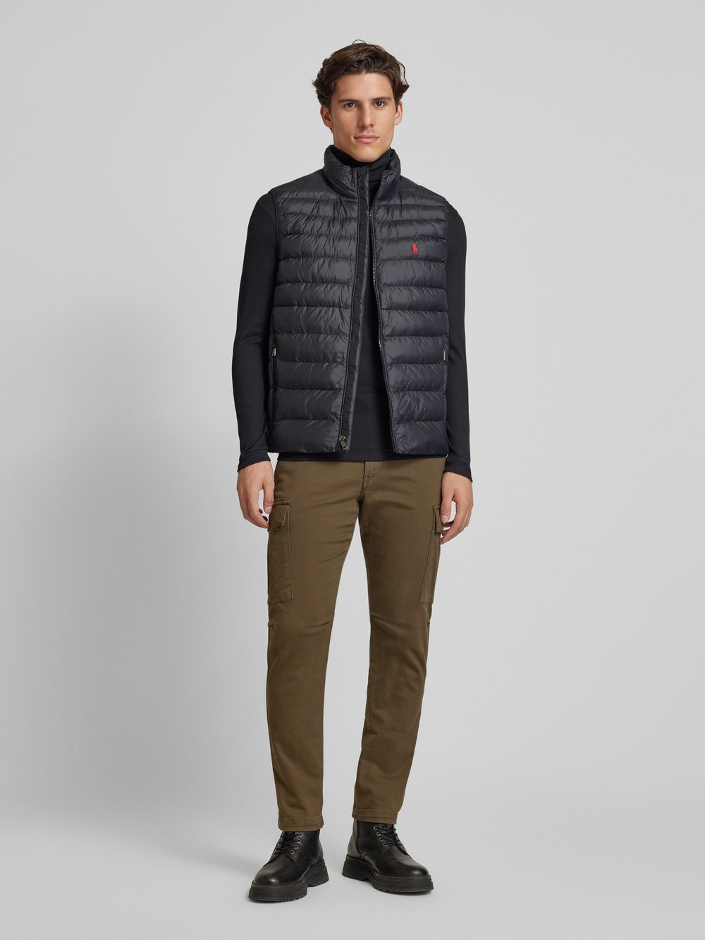 

Брюки-карго с этикеткой Polo Ralph Lauren, оливковый