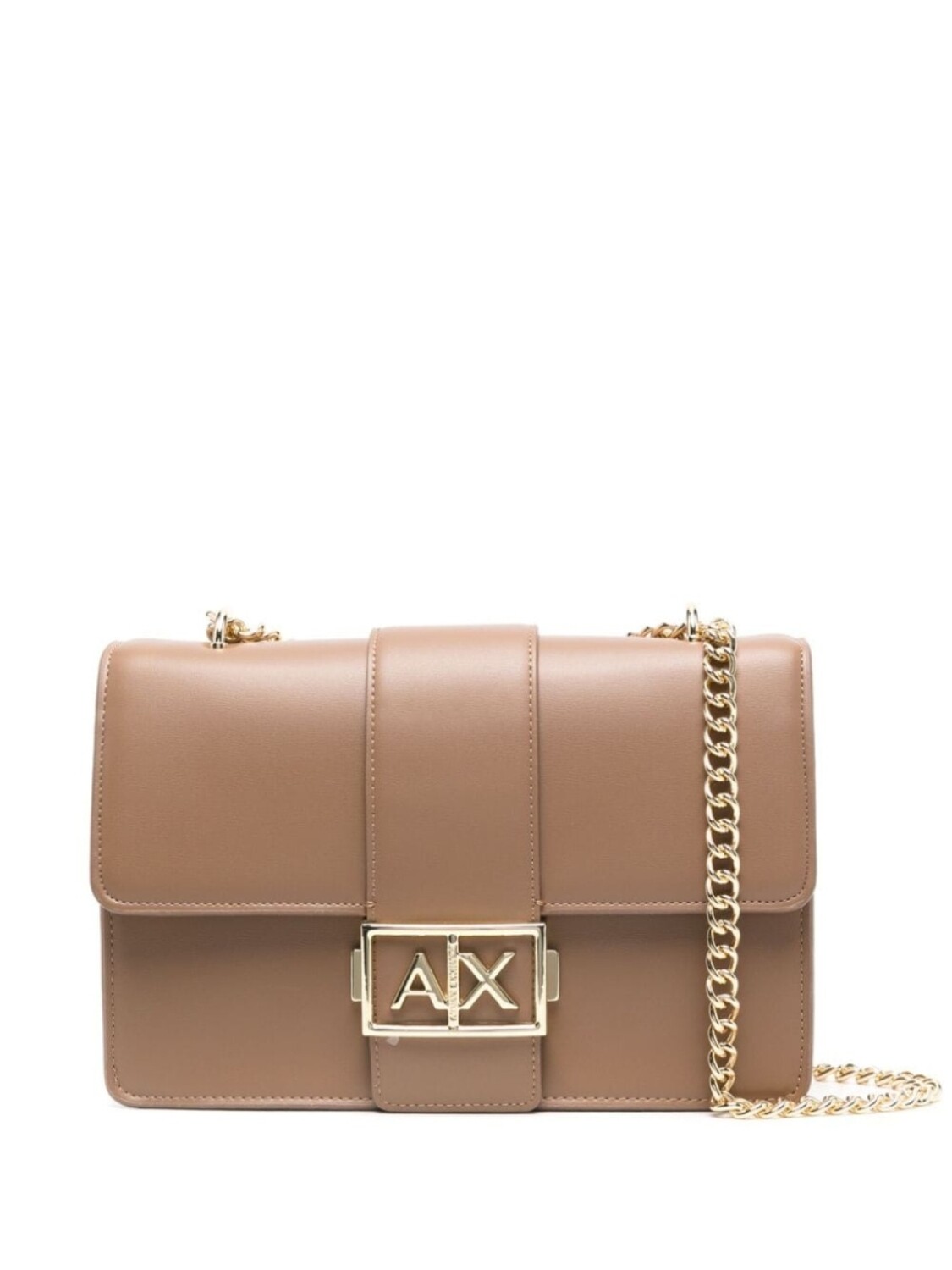 

Сумка через плечо с логотипом Armani Exchange, коричневый