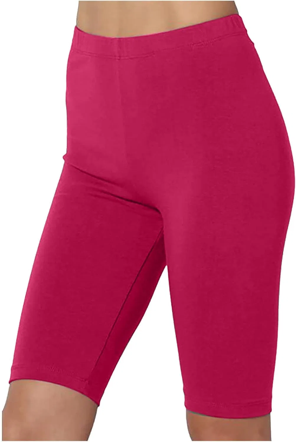 Женские капри для йоги с высокой талией, Hot Pink