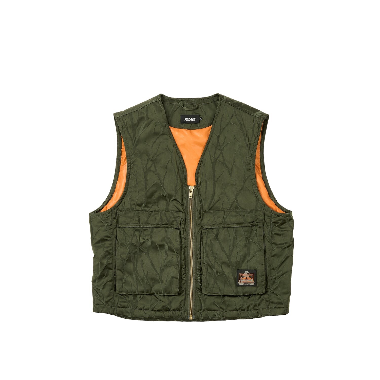 

PORTER Collaboration жилет унисекс оливково-зеленый Palace