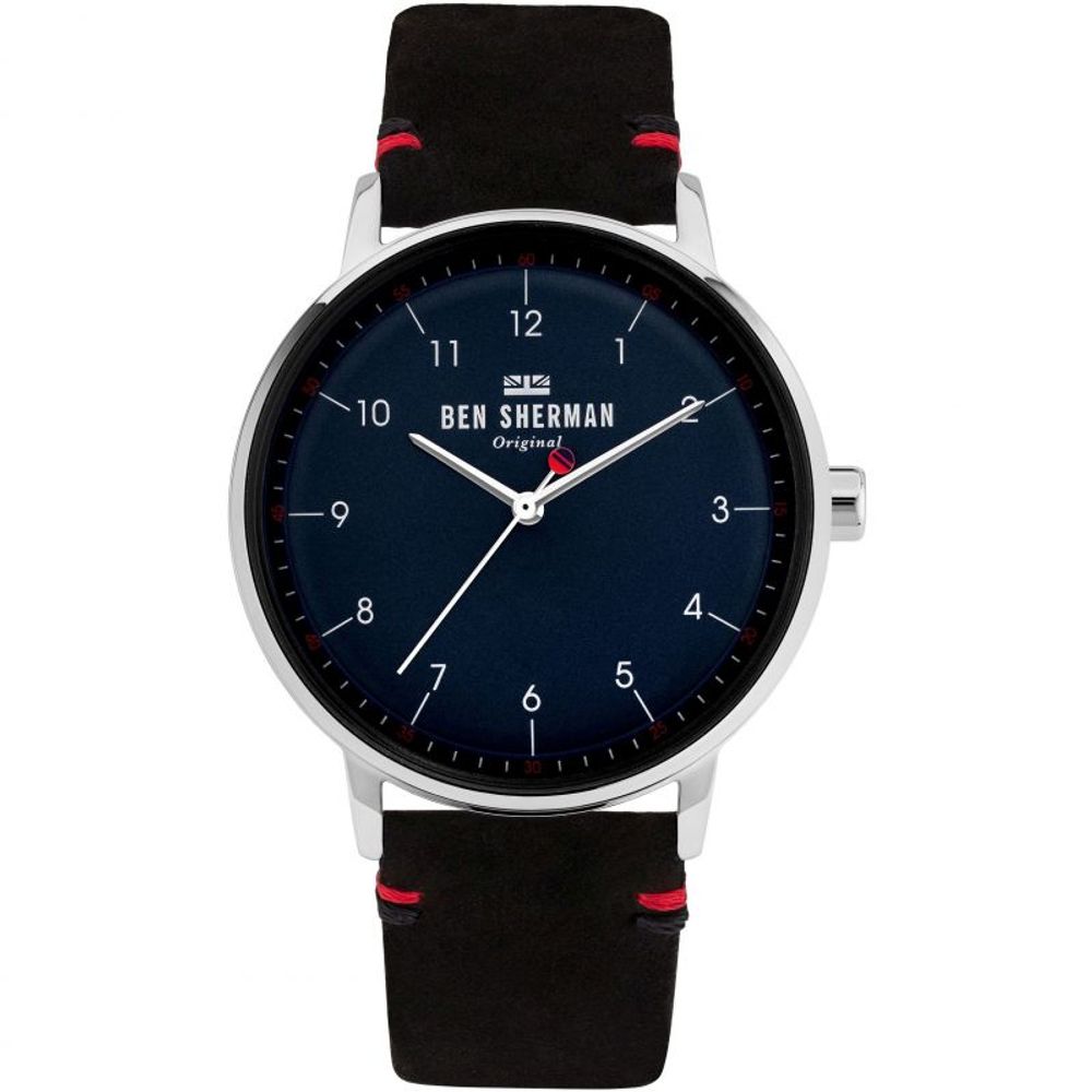 

Черные кожаные часы Ben Sherman