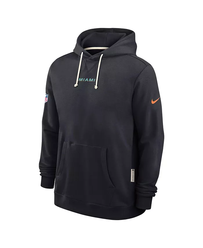 Мужская темно-синяя толстовка Miami Dolphins 2025 NFL Rivalries Sideline Dri-Fit Nike — фото 4