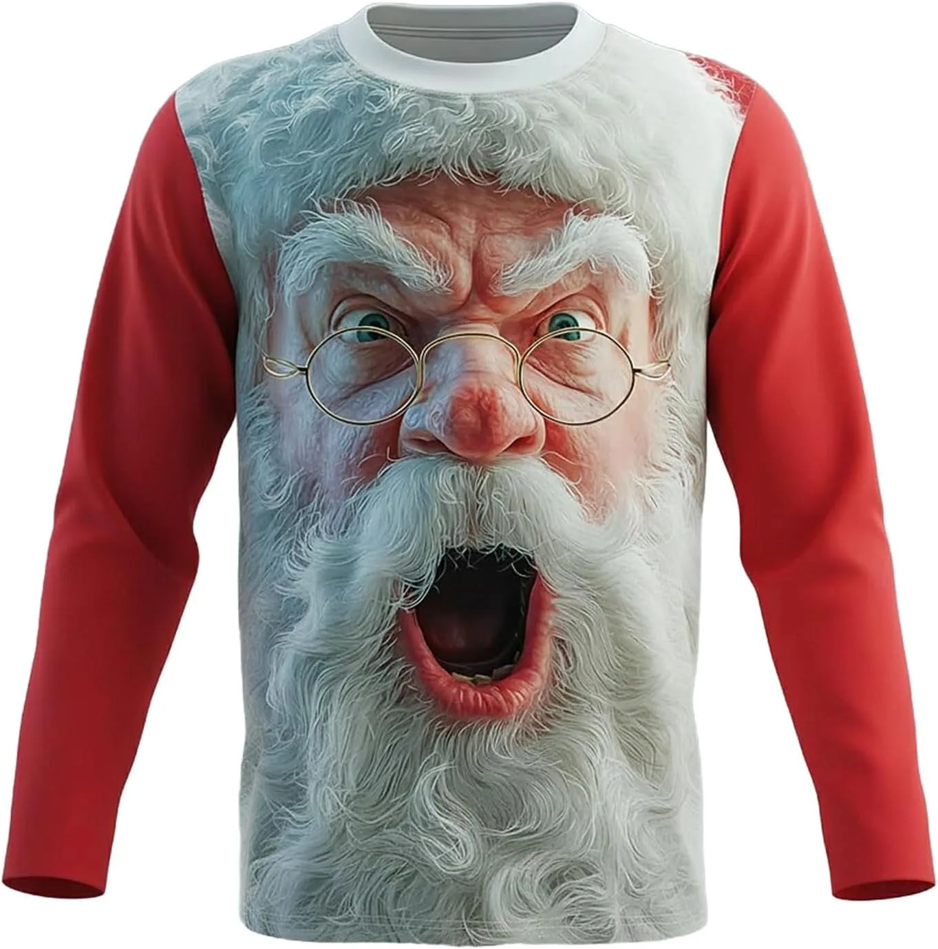 

Рождественский свитер Santa для мужчин 2025 с 3D принтом Xiaojmake