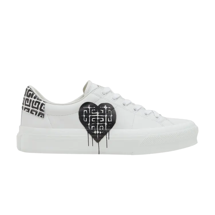 Кроссовки Givenchy Chito x Givenchy Wmns City Heart 4G Tag Effect, белый