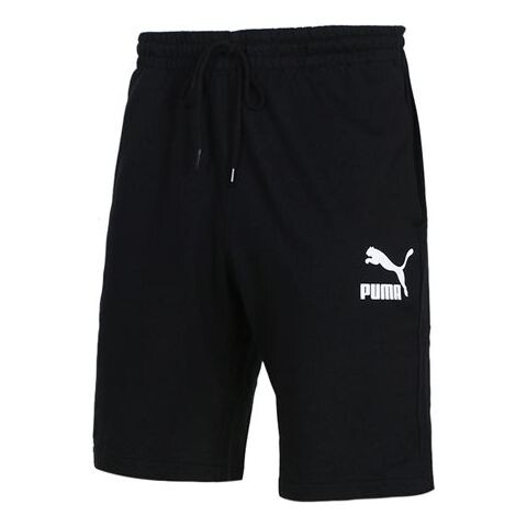 

Шорты ess+ slim shorts 'black' Puma, черный
