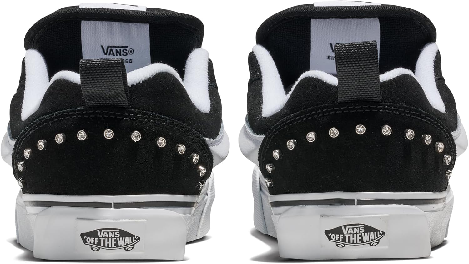 Кроссовки Vans Knu Skool для взрослых унисекс, белый/черный — фото 3