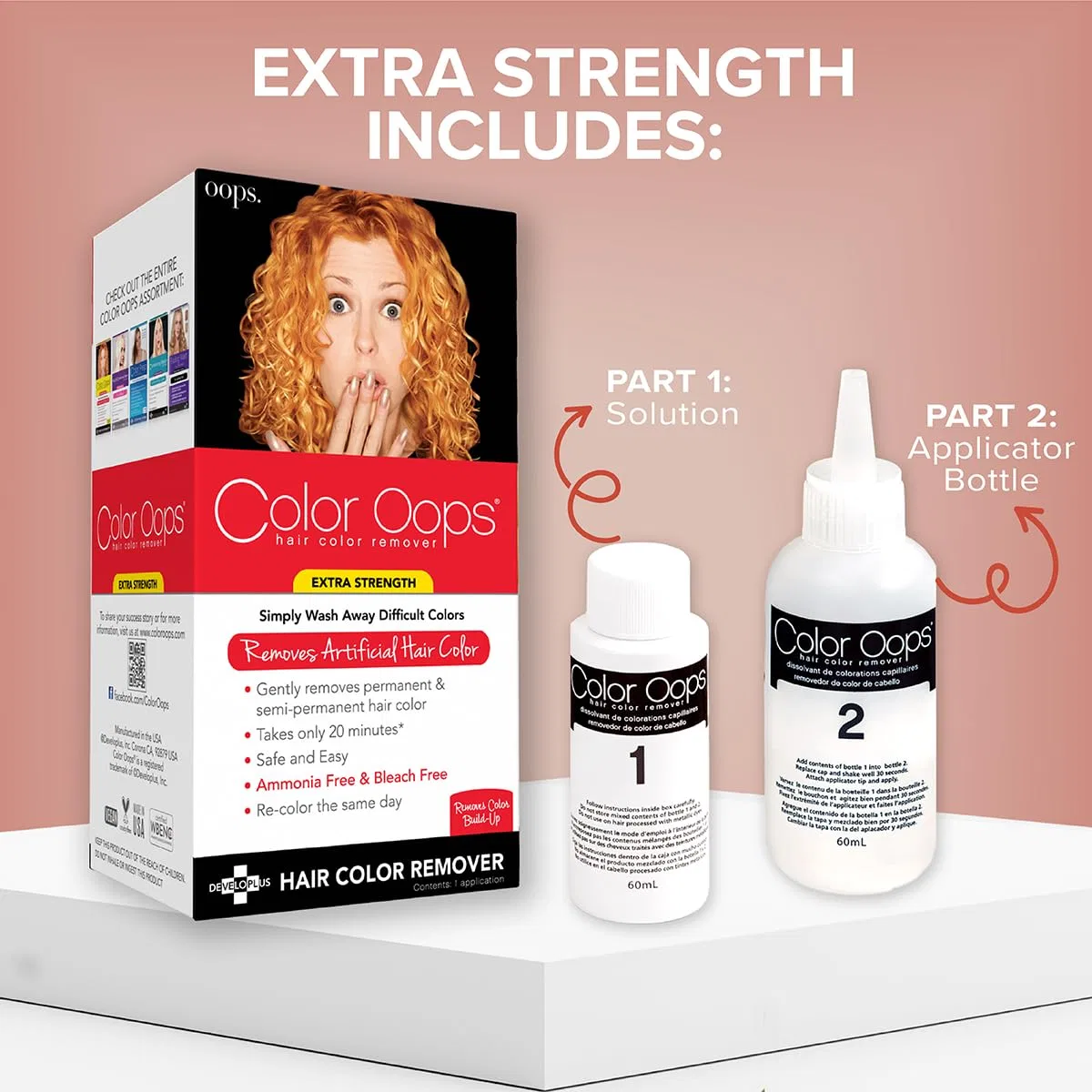 Средство для удаления краски с волос «Color Oops Color Remover (Extra Strength)» от Developlus Color Oops — фото 3