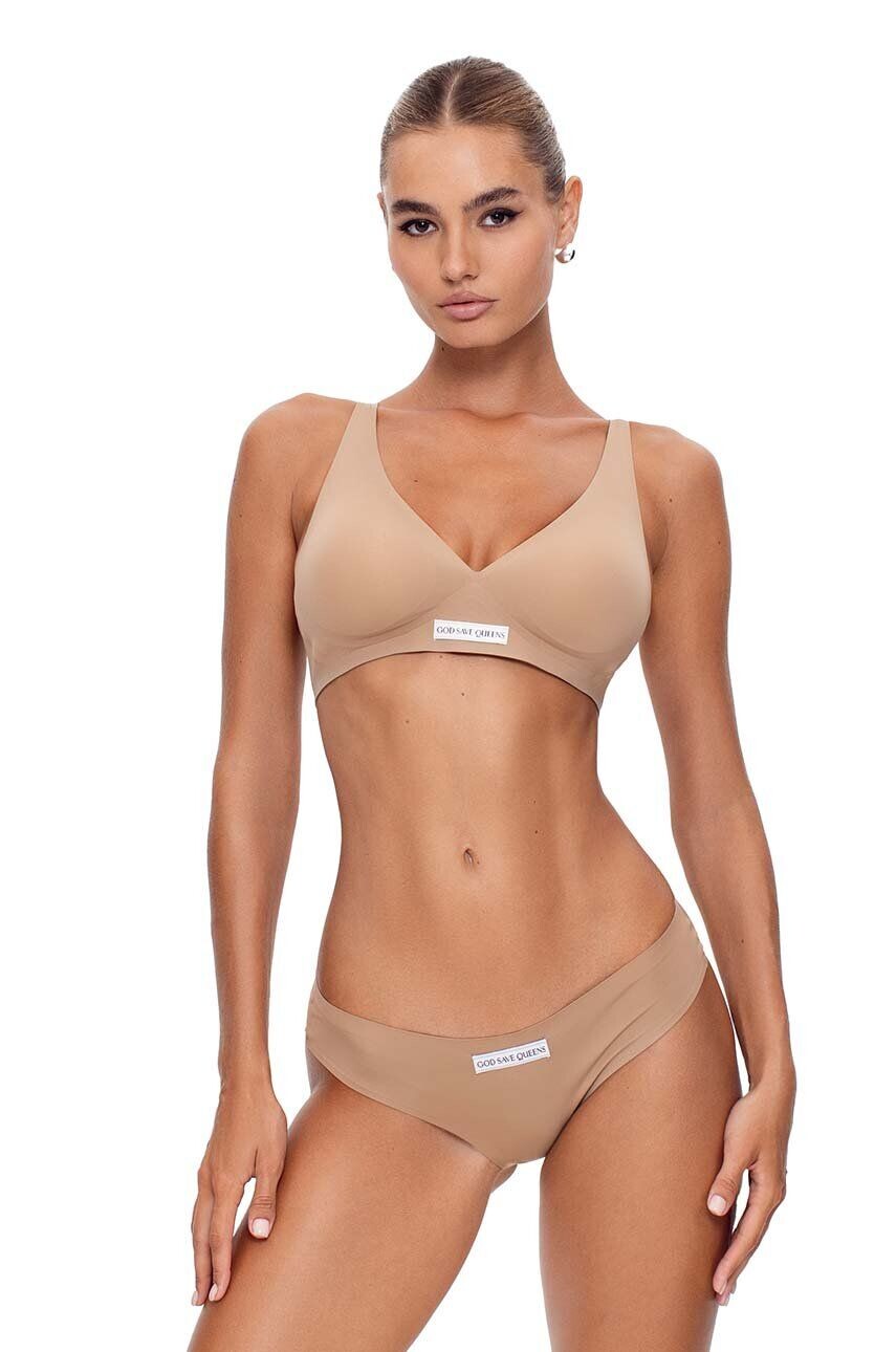 

Бразильские трусы SECOND SKIN BRIEF GOD SAVE QUEENS, бежевый