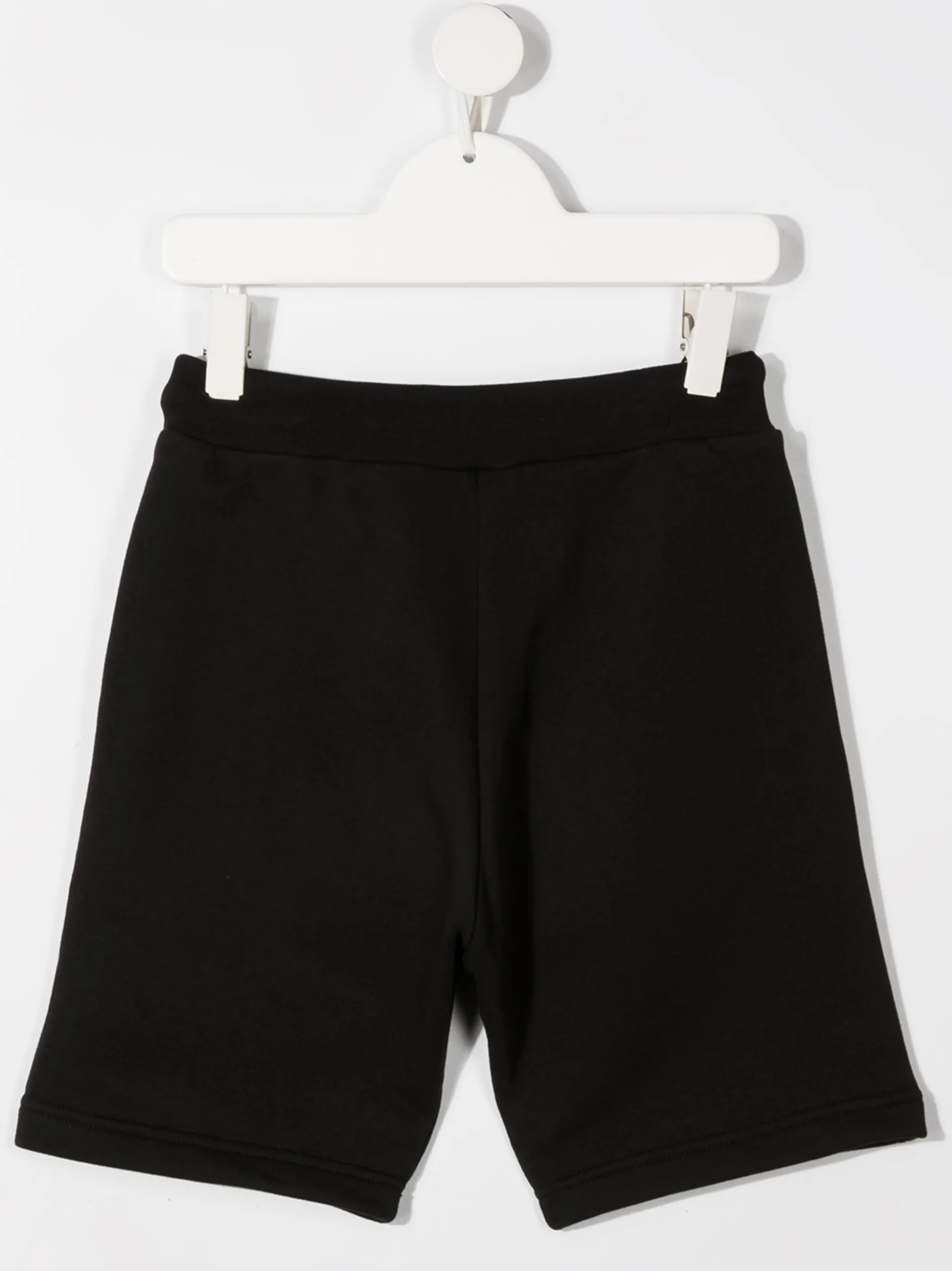 Шорты с логотипом и контрастными полосками Dsquared2 Kids, черный — фото 2