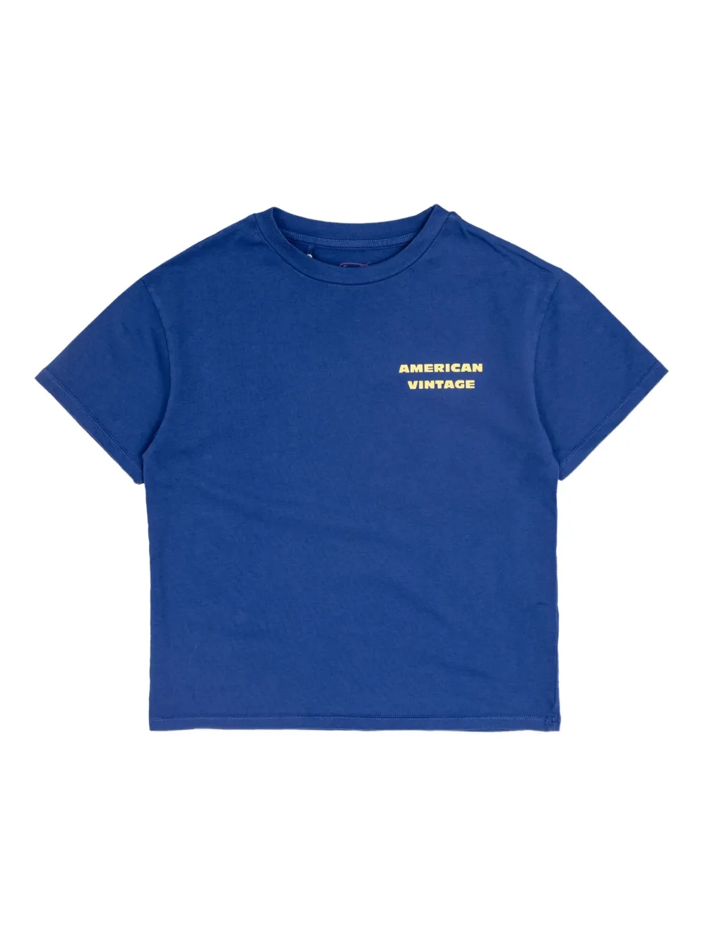 

Футболка с принтом в виде футбольного мяча American Vintage Kids, синий