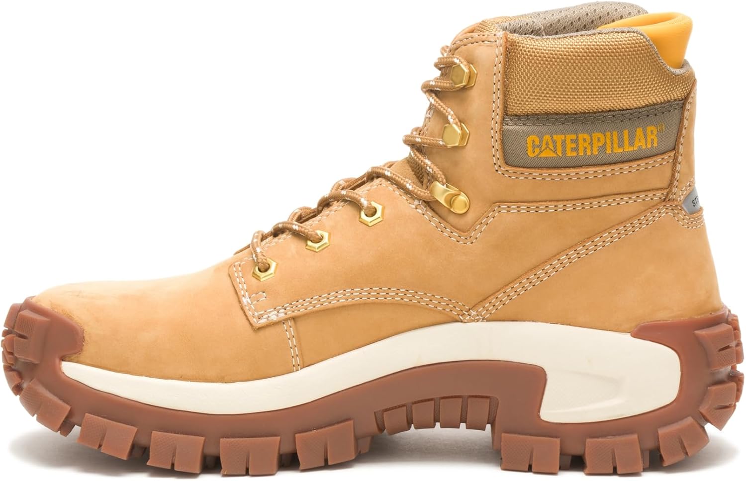 Мужские ботинки CAT Footwear Invader Hi с стальным носком, Honey Reset — фото 4