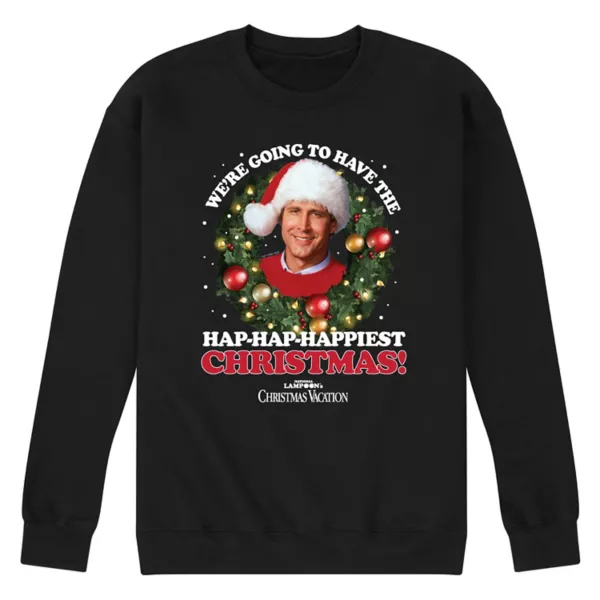 

Мужская флисовая толстовка "Счастливого Рождества" National Lampoon's Christmas Vacation Licensed Character, черный