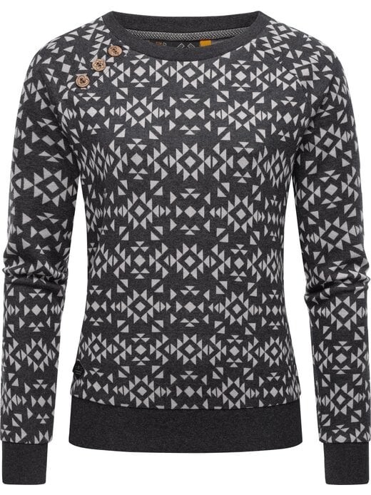 

Свитер с круглым вырезом darria aztec Ragwear, серый