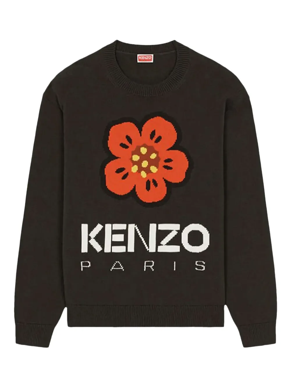 

Свитер с логотипом KENZO, коричневый