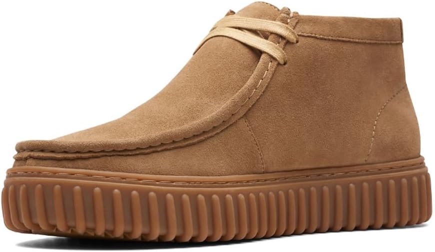 Мужские ботинки Clarks Torhill Hi, Dark Sand — фото 2
