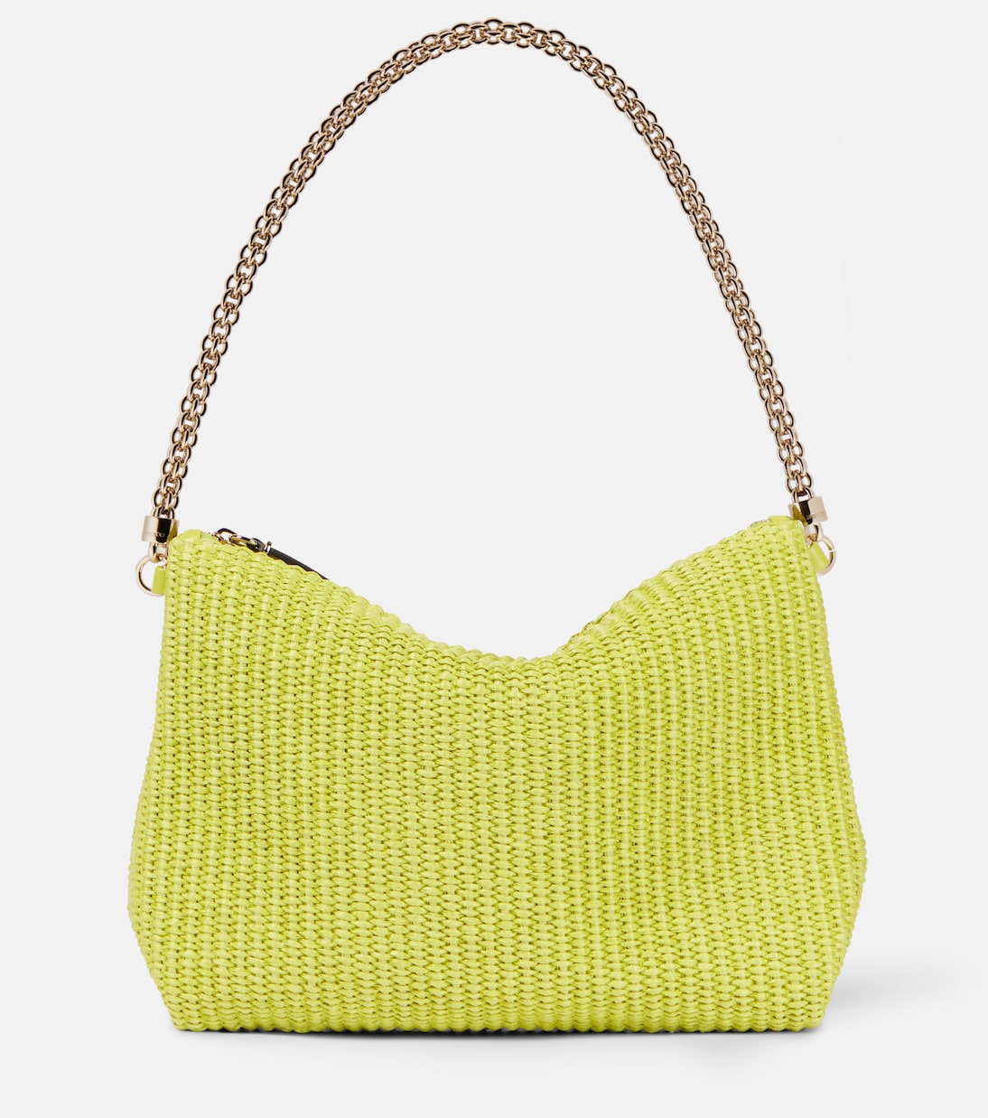

Сумка через плечо из рафии Callie Jimmy Choo, Lemon