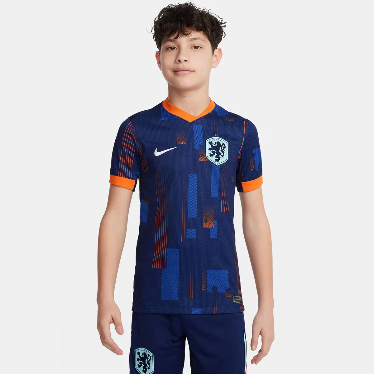 

Детская 2-я форма Netherlands 2024 Stadium Nike футболка, синий