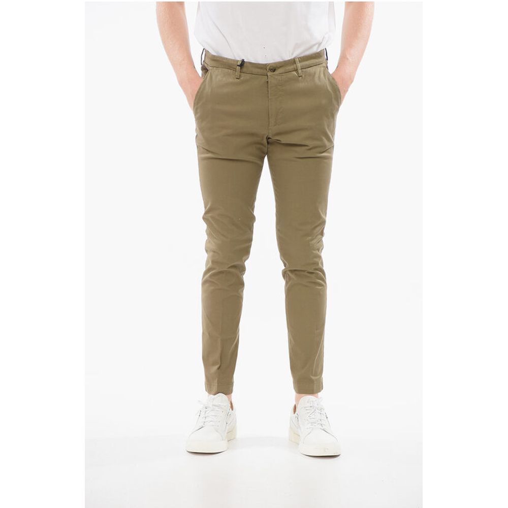 

CC COLLECTION Брюки-чиносы из эластичного хлопка Corneliani, зеленый