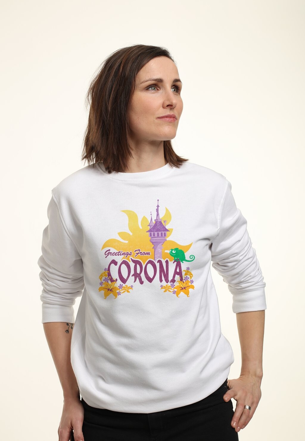 

Толстовка TANGLED CORONA DESTINATION Disney, белый