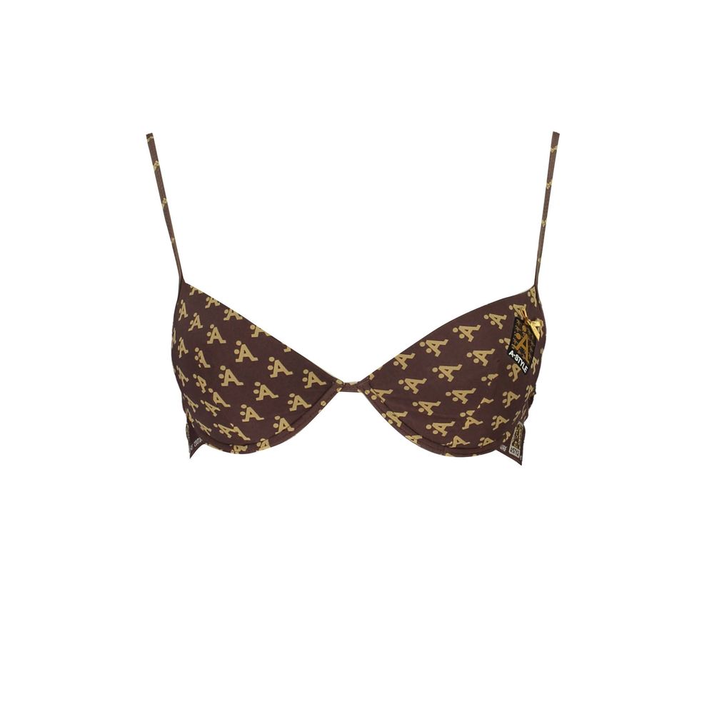 

Коричневое нейлоновое нижнее белье A-Style, Brown