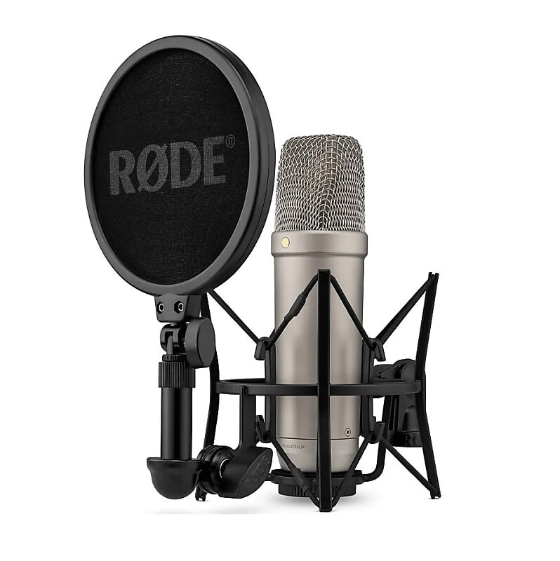 

Студийный конденсаторный микрофон RODE Rode NT1 5th Generation Condenser Microphone, SM6 ShockMount, Pop Filter, Silver