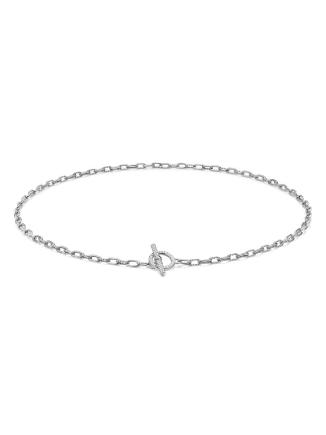 

Серебряное ожерелье с бриллиантами Мэдисон David Yurman, серебряный