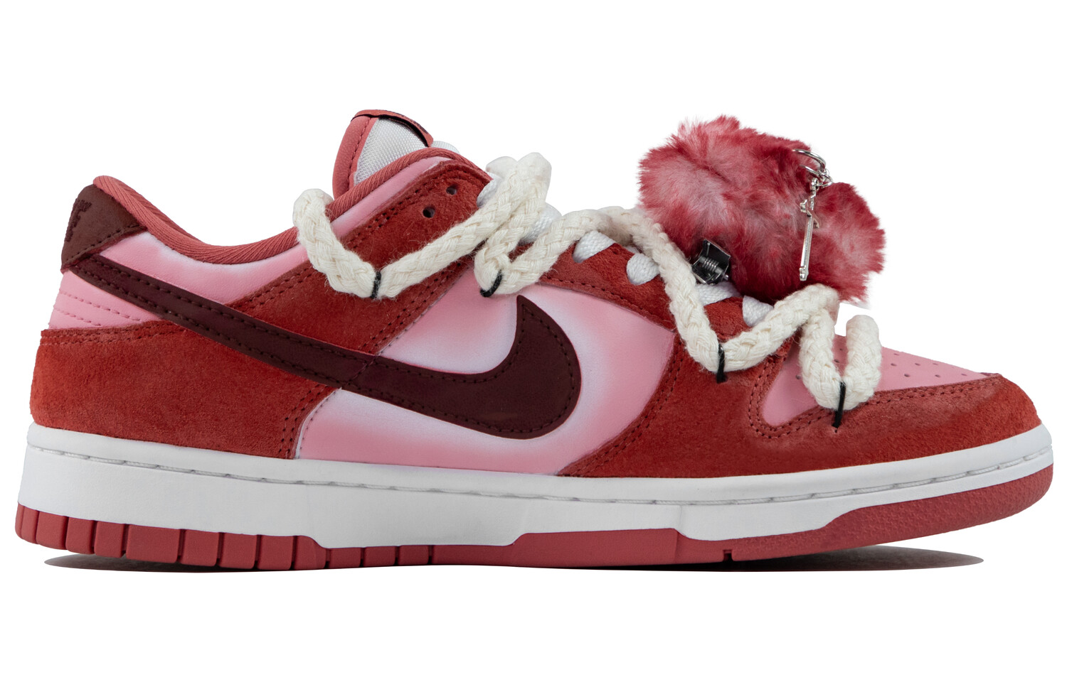 

Кроссовки Nike Dunk Skateboarding Shoes Women's Low-top White/pink, цвет Peach