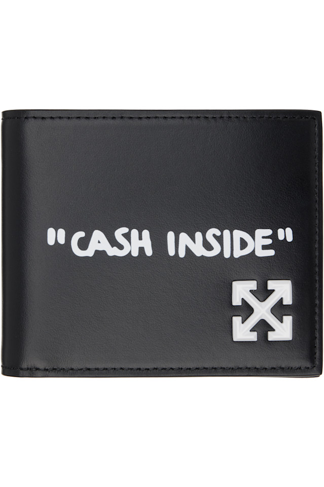 

Кошелек-Портмоне с цитатой о маршрутном такси Off-White, черный