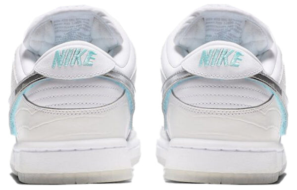 Кроссовки x diamond supply co. sb dunk low pro Nike, белый — фото 4