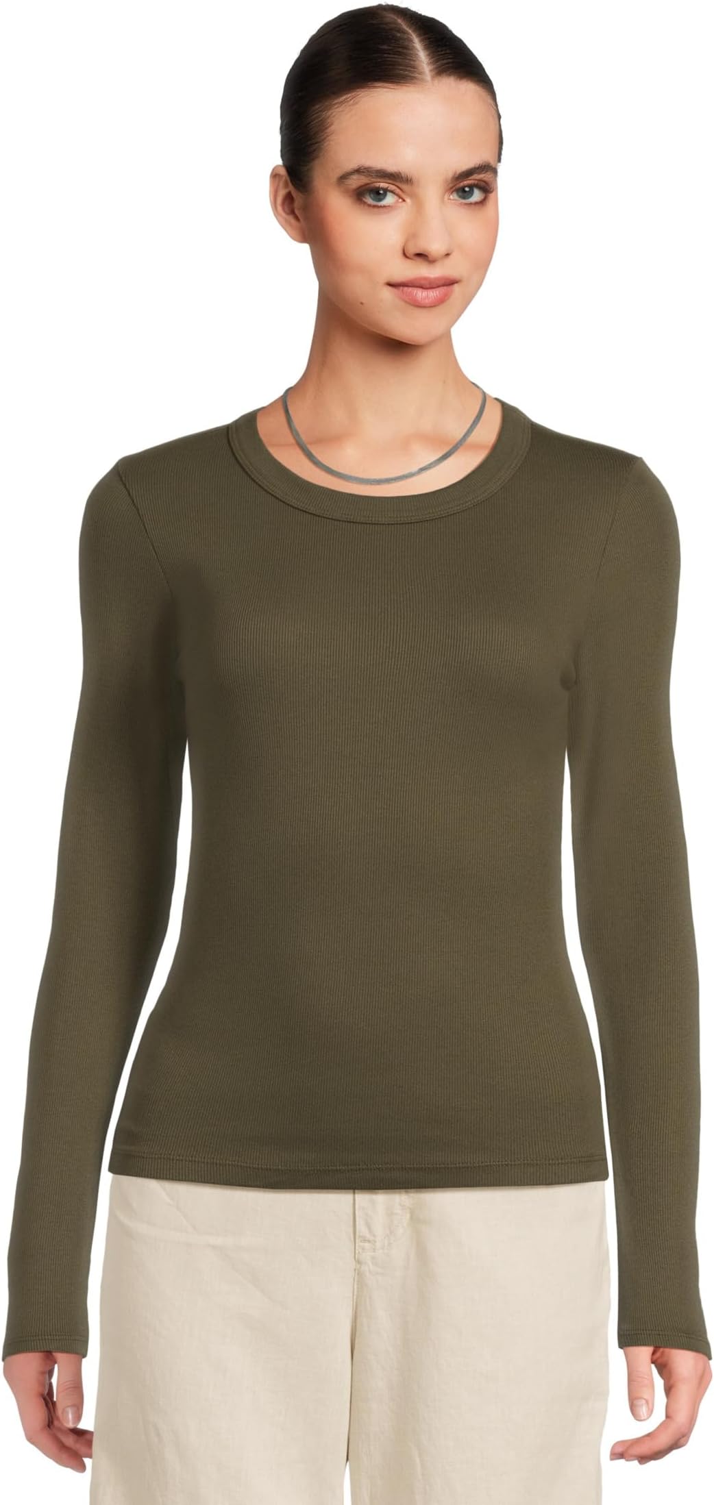 

Футболка Michael Stars Zola Long Sleeve Crew Tee, Topiary