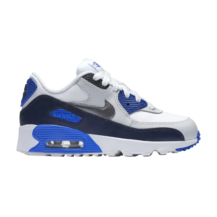 

Кроссовки Nike Air Max 90 Leather PS 'Metallic Dark Grey Obsidian', синий