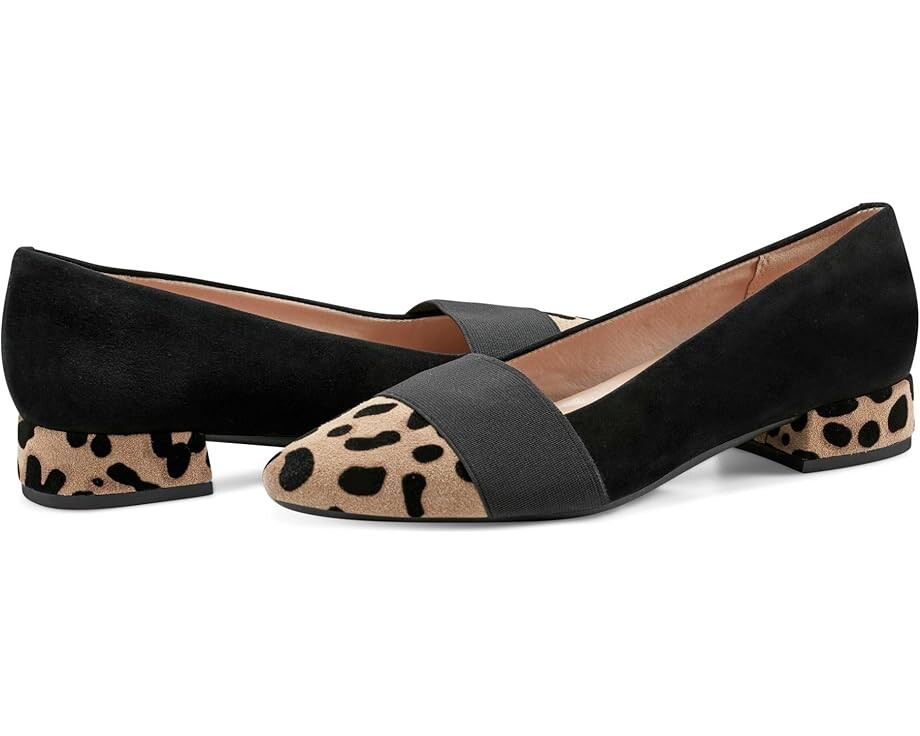 

Туфли Easy Spirit Casta, цвет Black/Leopard Suede