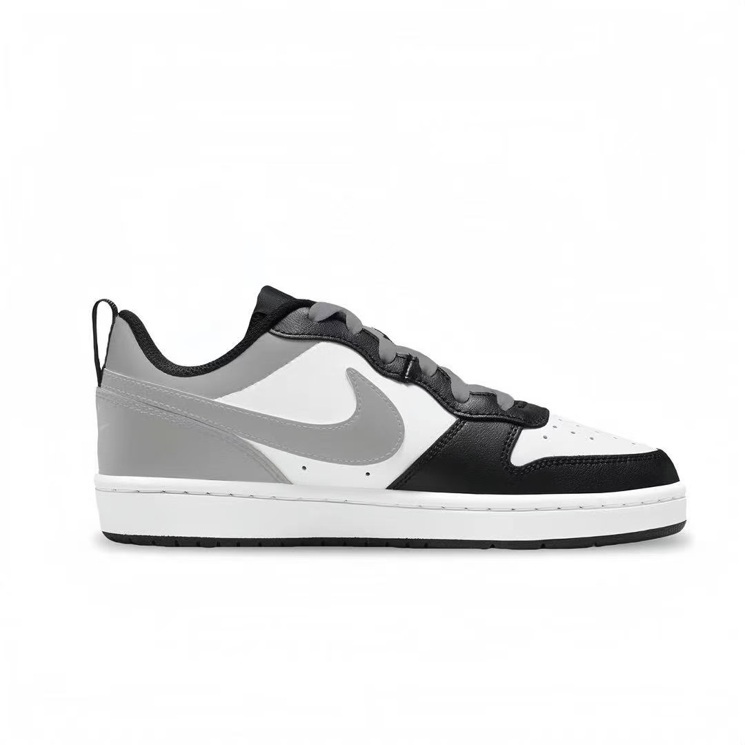 Nike Повседневные кроссовки Court Borough Little Ash устойчивые к истиранию низкие детские для скейтбординга White унисекс — фото 3