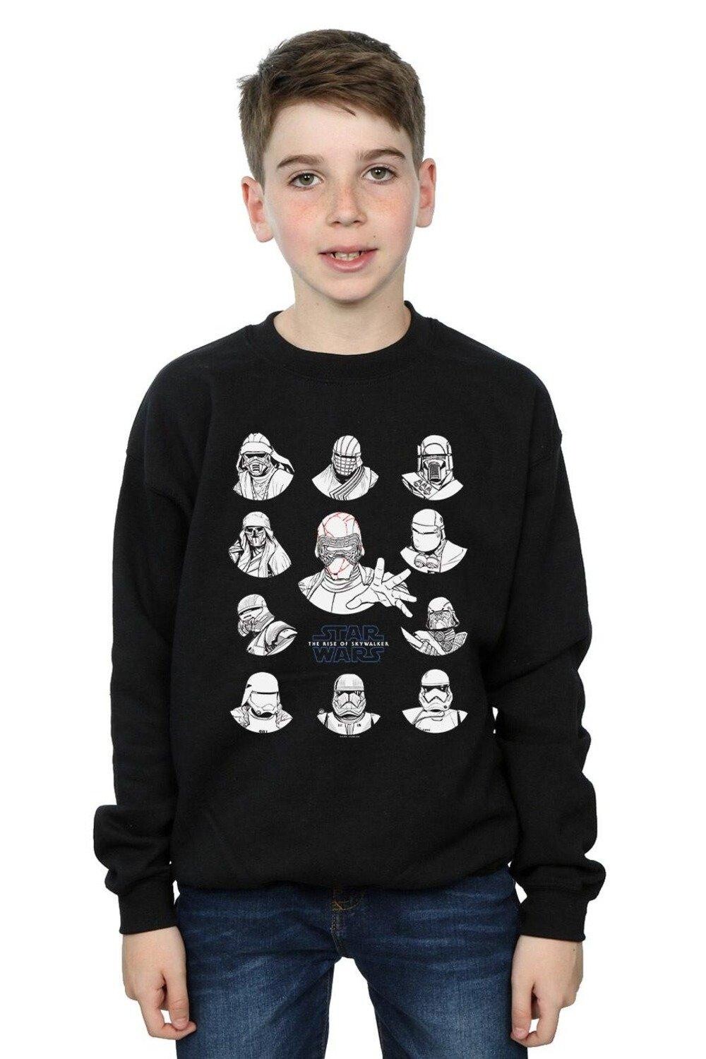 

Моно-толстовка First Order Character Line Up Star Wars, черный