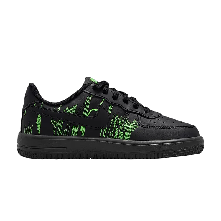 

Кроссовки Nike Force 1 Low LV8 PS 'Black Green Strike'